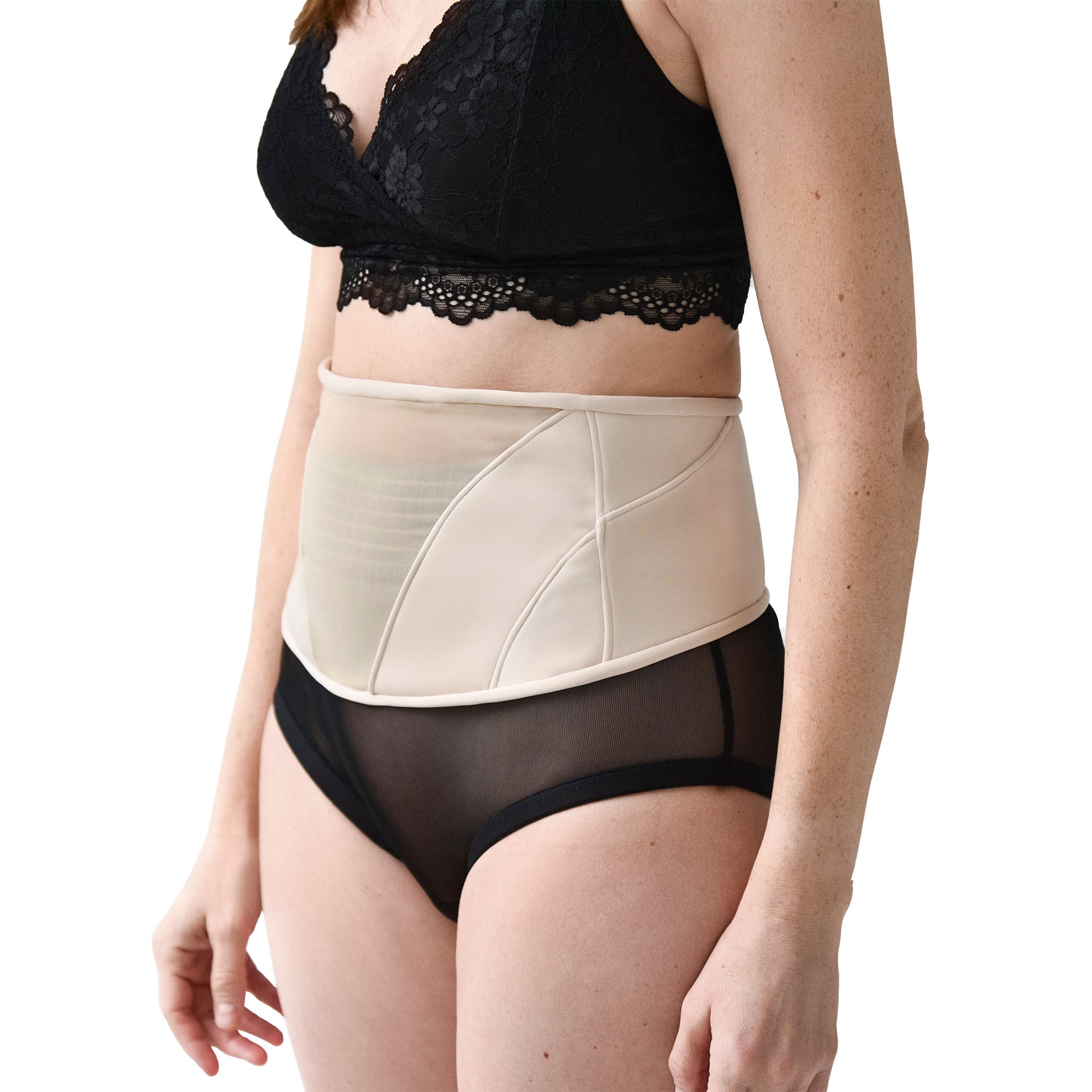 Womens Mesh Tummy Control Girdle Postpartum Support Belt Breathable Body  Shaper Abdominal Support Belly Band